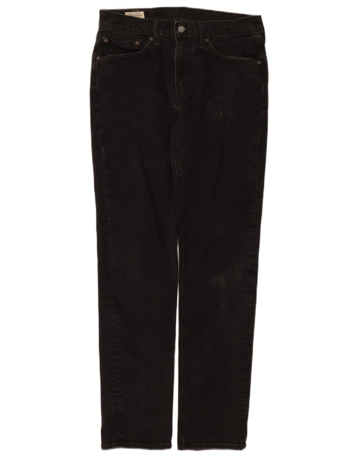 Levi's Herren 511 Slim Jeans W31 L32 schwarze Baumwolle