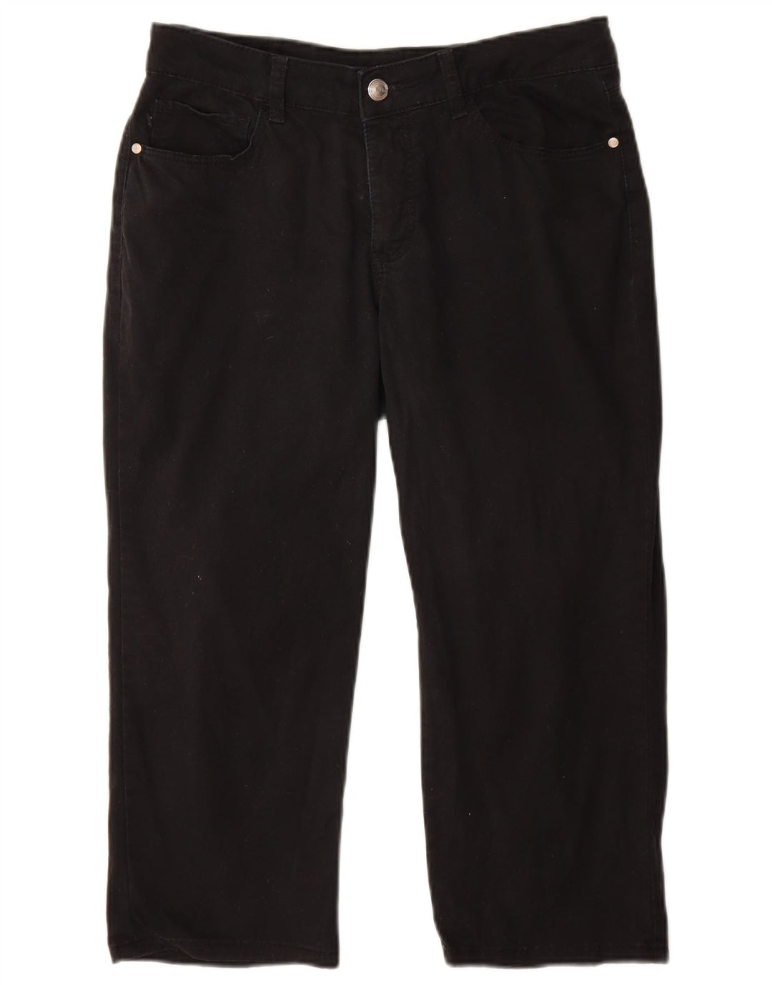 LEE Damen-Caprihose mit klassischer Passform, W32, L22, Schwarz