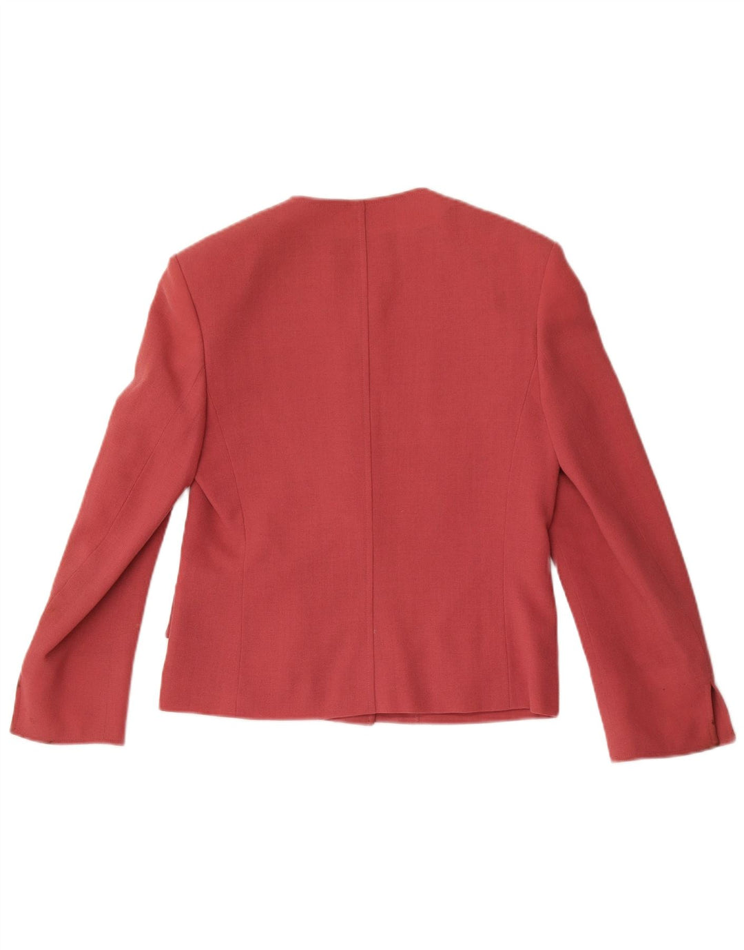 Jaeger Damen-Blazerjacke mit 4 Knöpfen, Gr. 8, klein, rosa Wolle