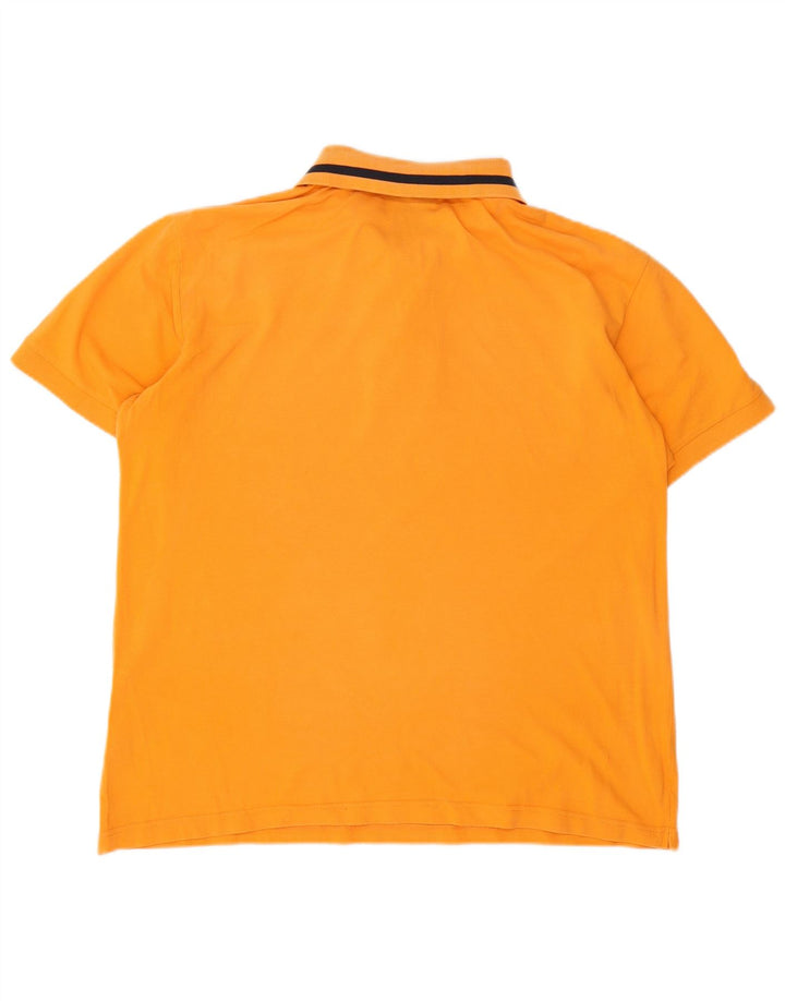 DIADORA Herren-Poloshirt, große Baumwolle, Orange