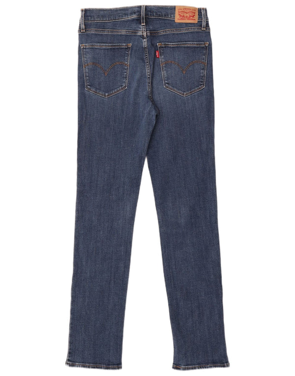 Levi's Damen 724 High Rise Straight Jeans W29 L32 Blaue Baumwolle