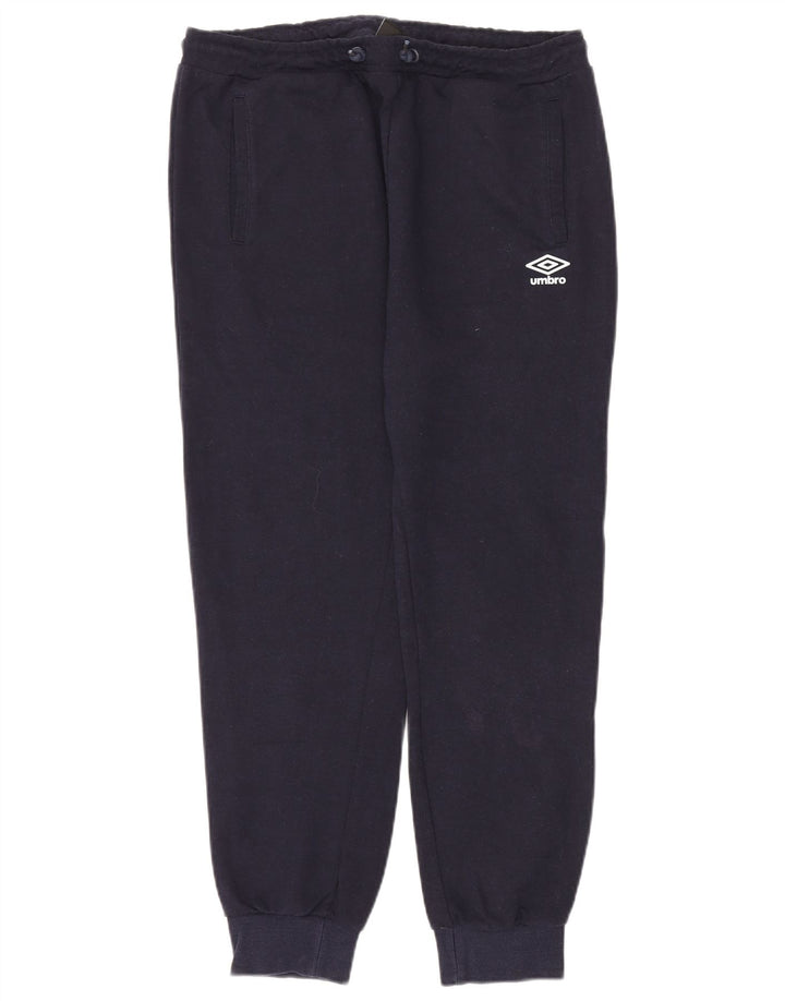 Umbro Herren-Trainingshose, Jogginghose, groß, marineblau, Baumwolle