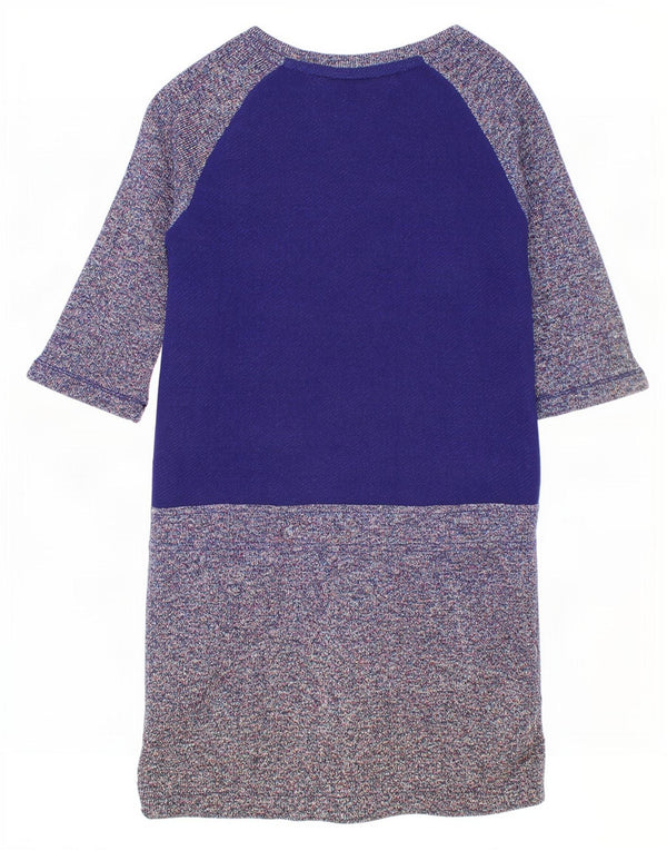 Tommy Hilfiger Pulloverkleid für Mädchen, 6–7 Jahre, Größe S, Marineblau meliert
