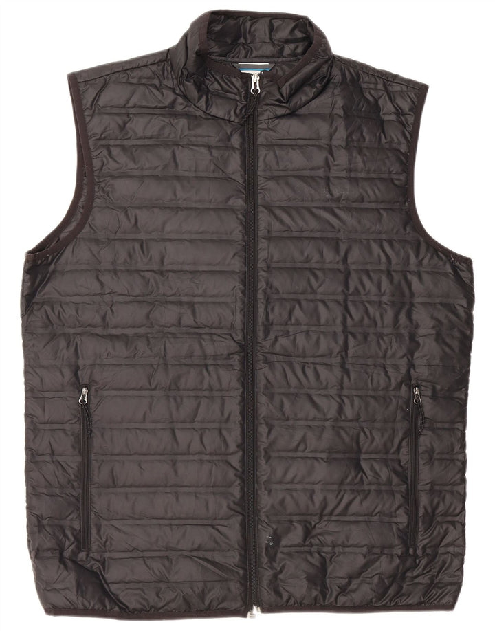 Columbia Herren Wattierte Weste UK 40 Large Schwarz Polyester