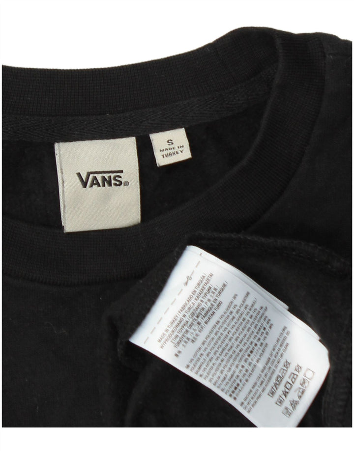 Vans Herren-Sweatshirt mit Grafik, Größe S, Schwarz, Baumwolle