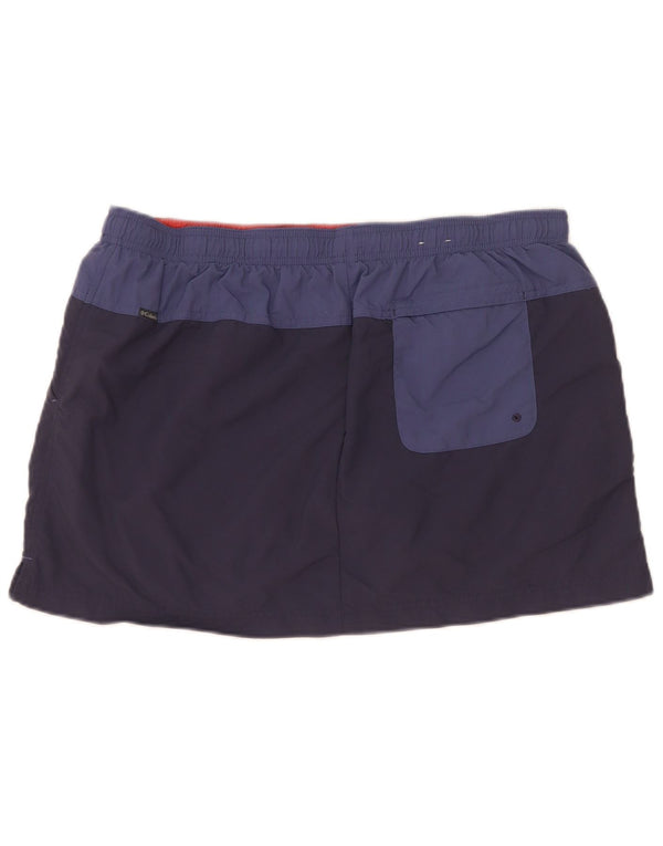 Columbia Damen Skort UK 14 Large Marineblaues Colourblock-Nylon