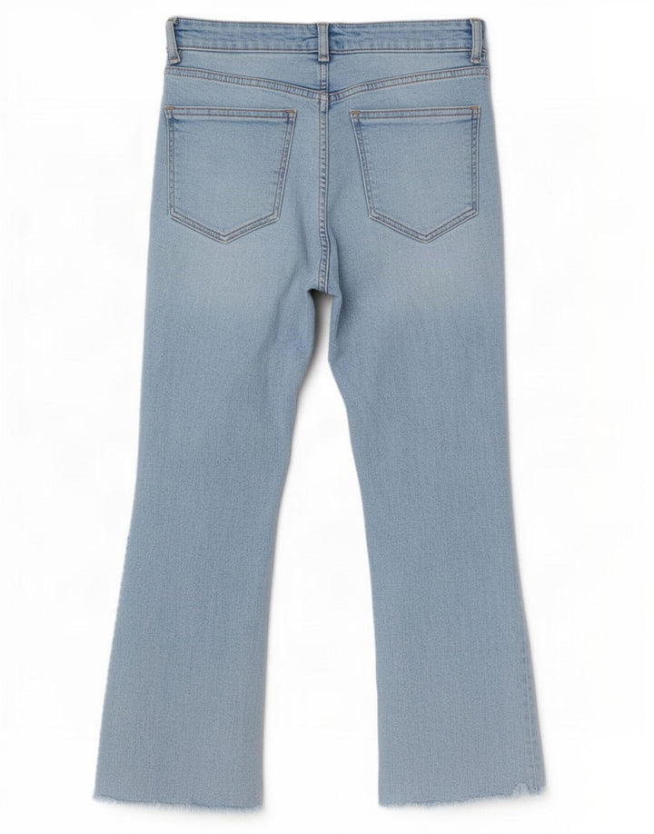 Zara Damen Bootcut Jeans EU 38 Small W28 L25 Blau