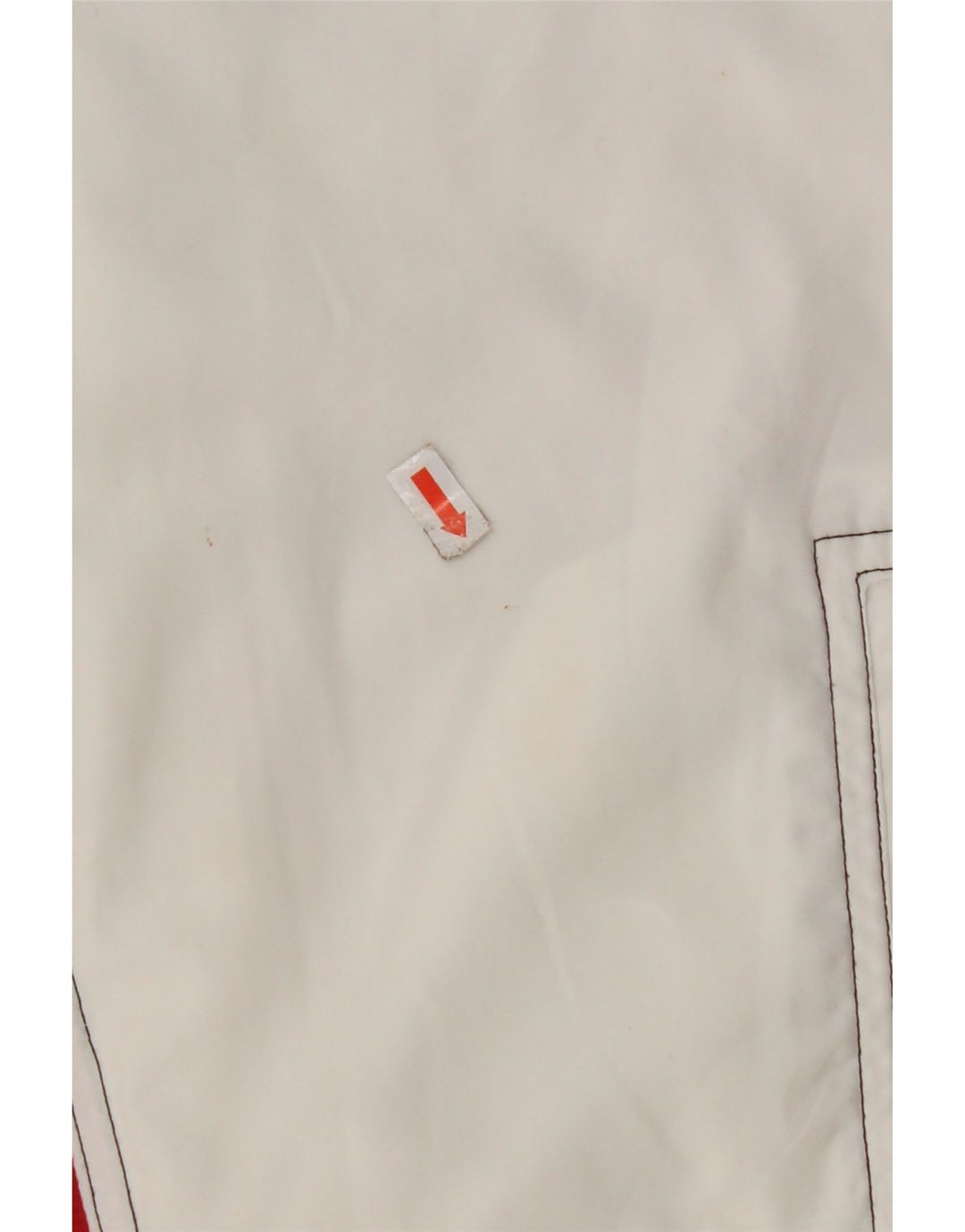 LOTTO Herren-Trainingsanzug-Oberteil, Jacke, UK 36/38, Größe S, Weiß, Farbblock-Polyester