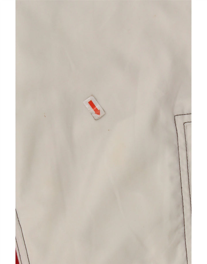 LOTTO Herren-Trainingsanzug-Oberteil, Jacke, UK 36/38, Größe S, Weiß, Farbblock-Polyester