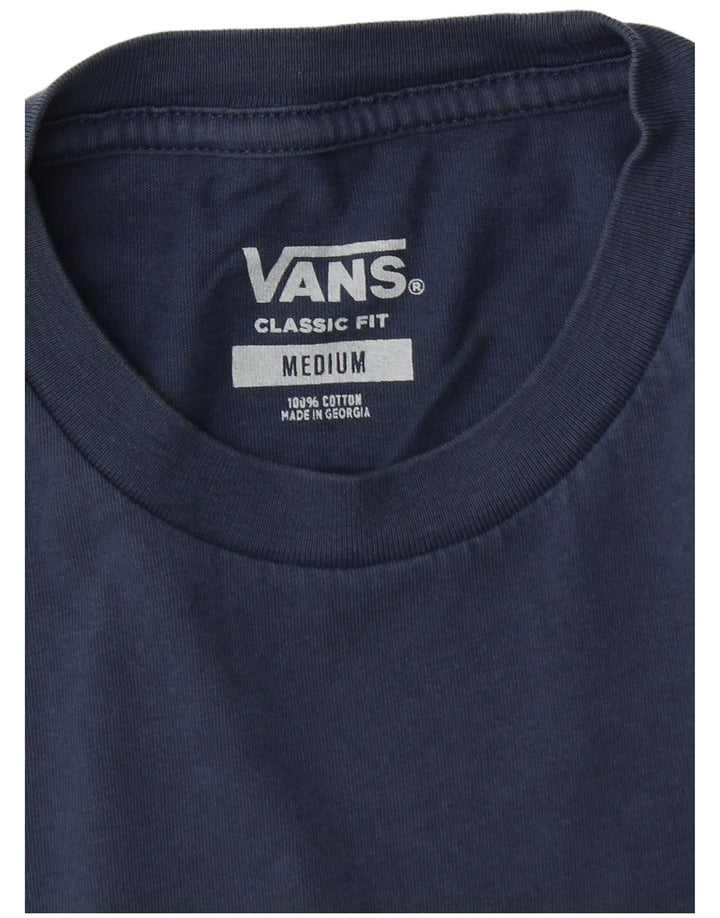 Vans Herren-T-Shirt mit klassischer Passform und Grafik, Mittelblau