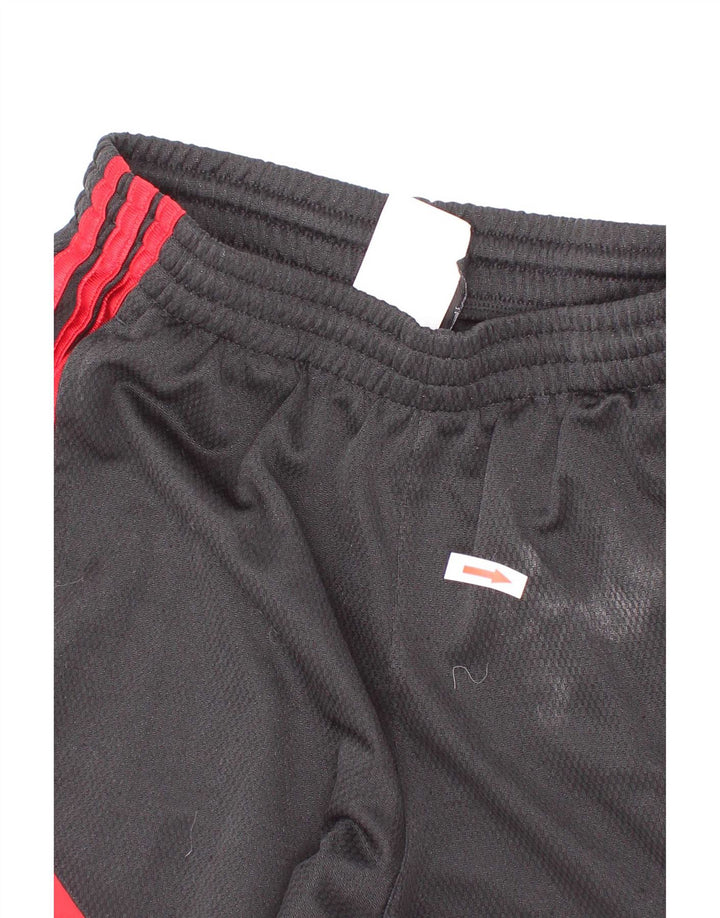 Adidas Sportshorts für Jungen, 11–12 Jahre, schwarzes Colourblock-Polyester