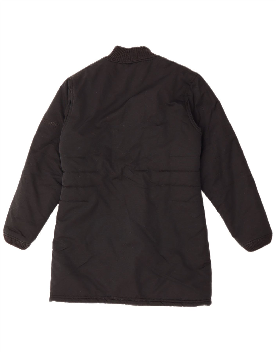 Reebok Damen Übergroßer gepolsterter Mantel UK 10 Small Schwarz