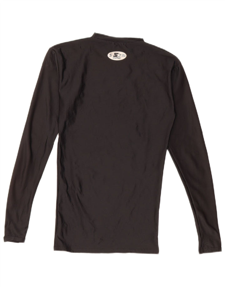 STARTER Damen Top Langarm UK 8 Small Schwarz Polyester