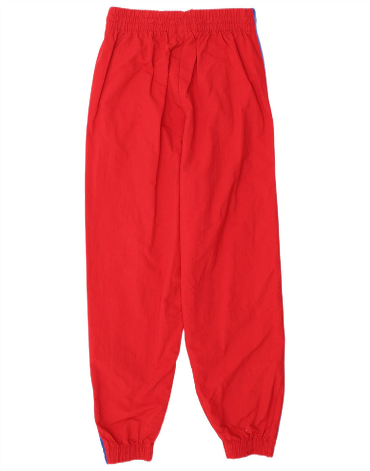 ADIDAS Damen-Trainingsanzug mit lockerer Passform, Top-Jacke, UK 6, XS, rotes Polyester