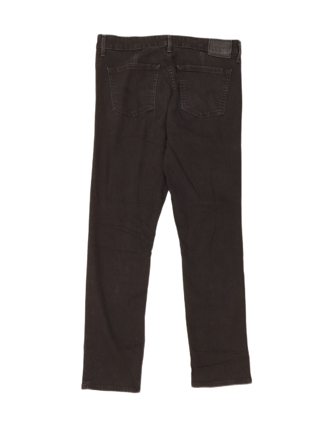 Levi's Damen 712 Slim Jeans W30 L30 schwarze Baumwolle