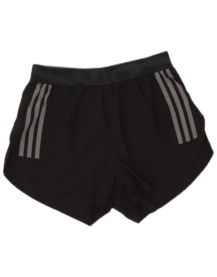 Adidas Damen Climalite Sport Shorts UK 8 Small Schwarz Polyester
