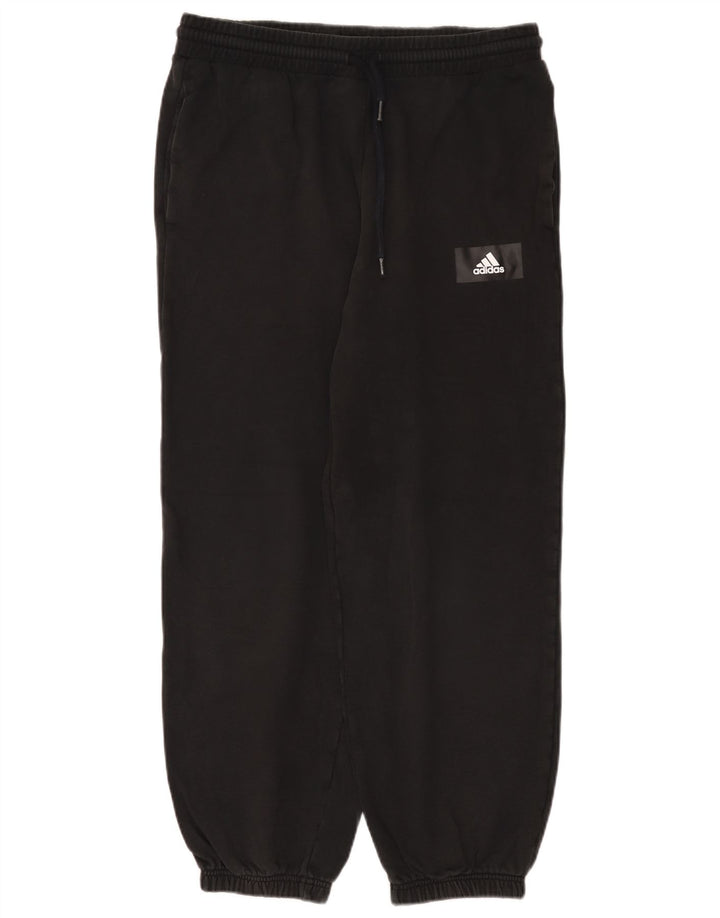 Adidas Herren-Trainingshose, Jogginghose, mittelschwarz, Baumwolle