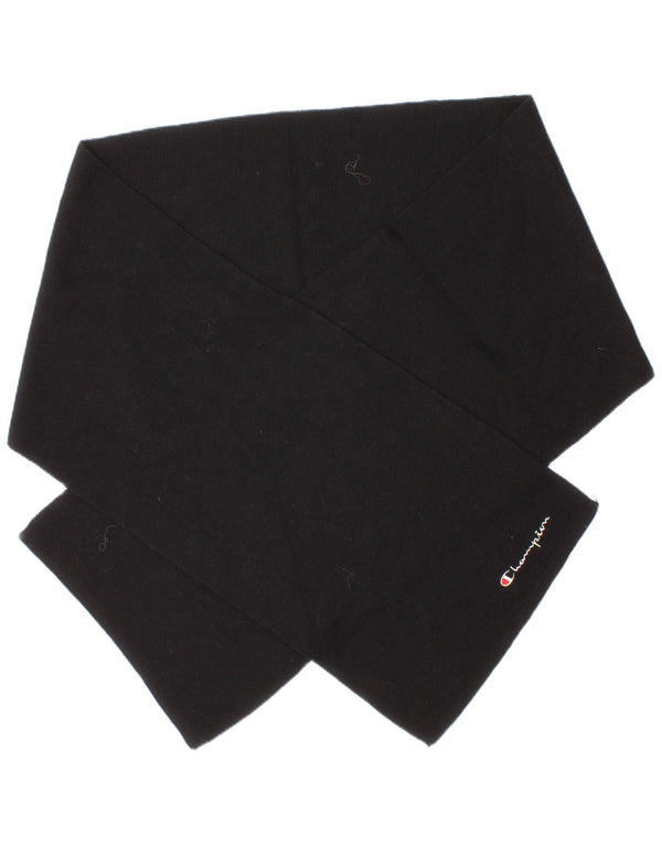 Champion Mens Rectangle Scarf One Size Black Wool