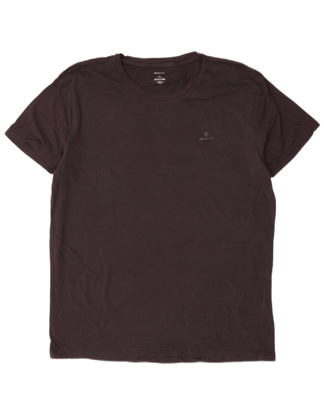 GANT Herren T-Shirt Top Large Schwarz Baumwolle