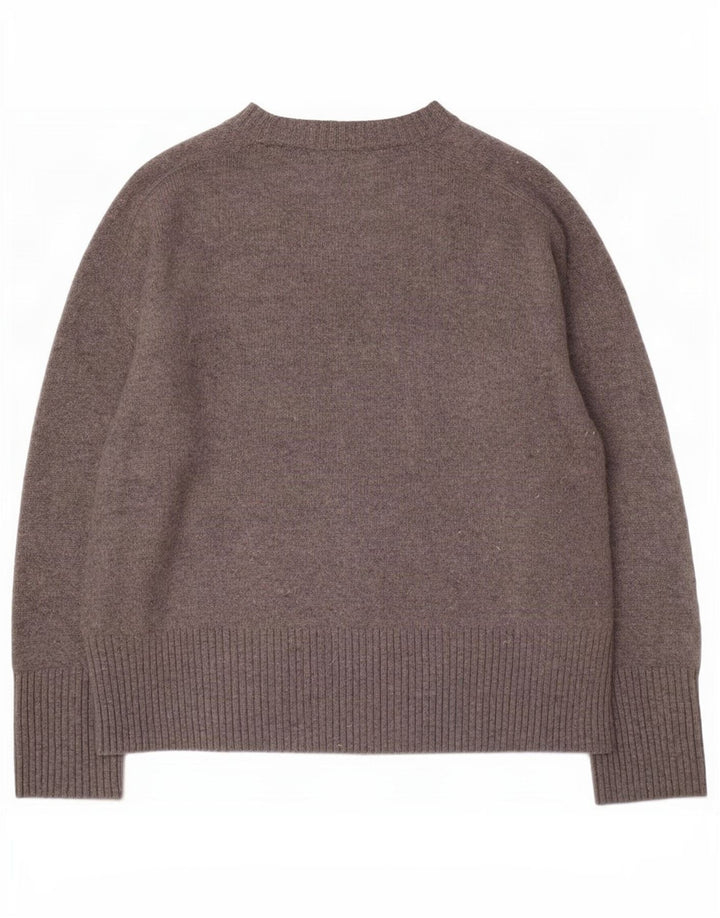 Gant Herren-Pullover mit Rundhalsausschnitt, Größe S, Grau
