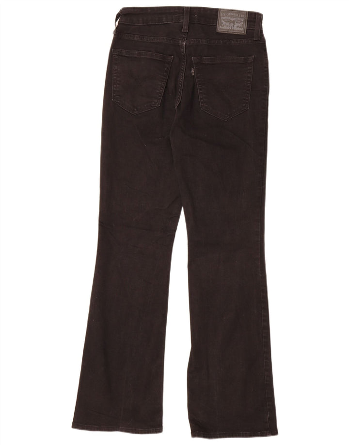 Levi's Damen 725 Bootcut-Jeans mit hohem Bund, W27 L30, schwarze Baumwolle