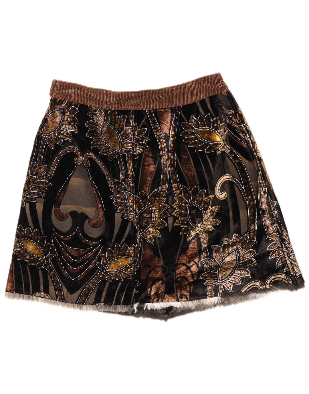 Custo Barcelona Damen Minirock EU 38 Medium W32 Mehrfarbig Blumen