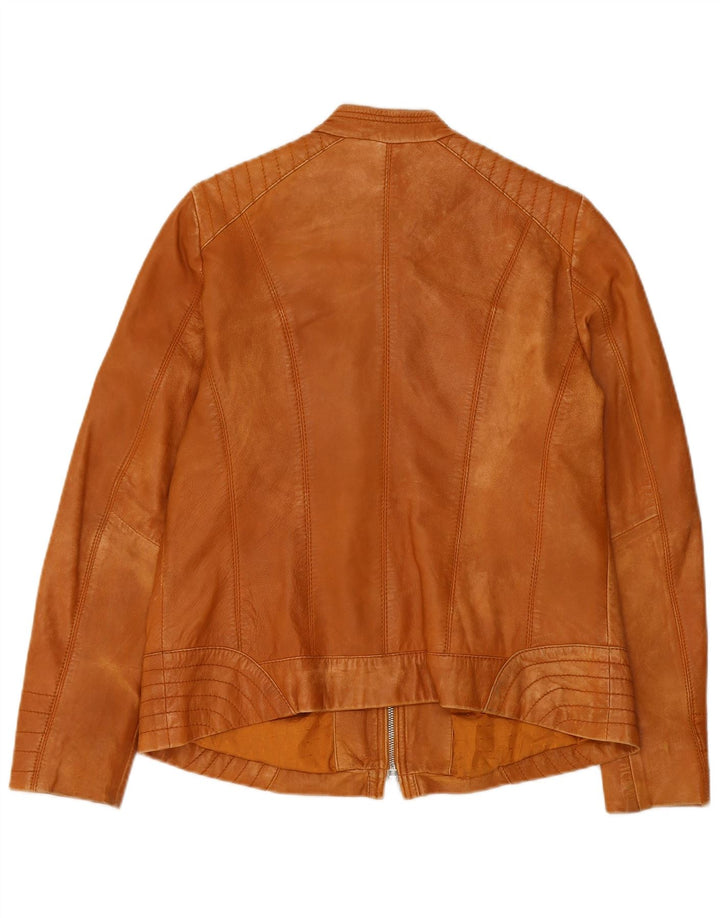 Bonita Damen Lederjacke IT 40 Small Braun