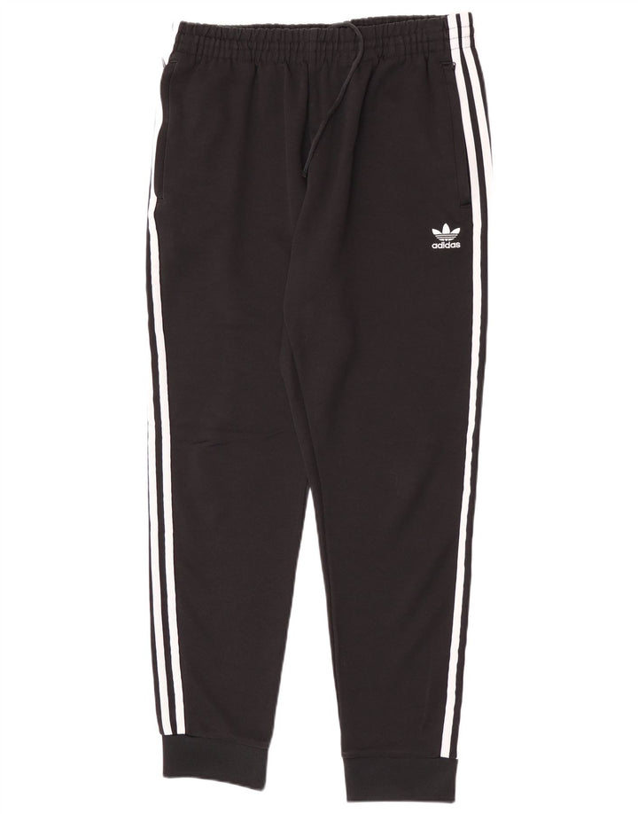 Adidas Herren-Trainingshose, Jogginghose, Größe L, Schwarz, Polyester
