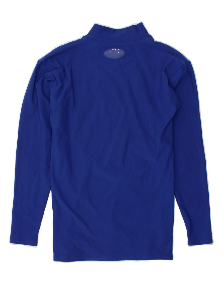 UNDER ARMOUR Womens Pullover Tracksuit Top UK 10 Small Navy Blue Nylon Vintage Under Armour and Second-Hand Under Armour from Messina Hembry 