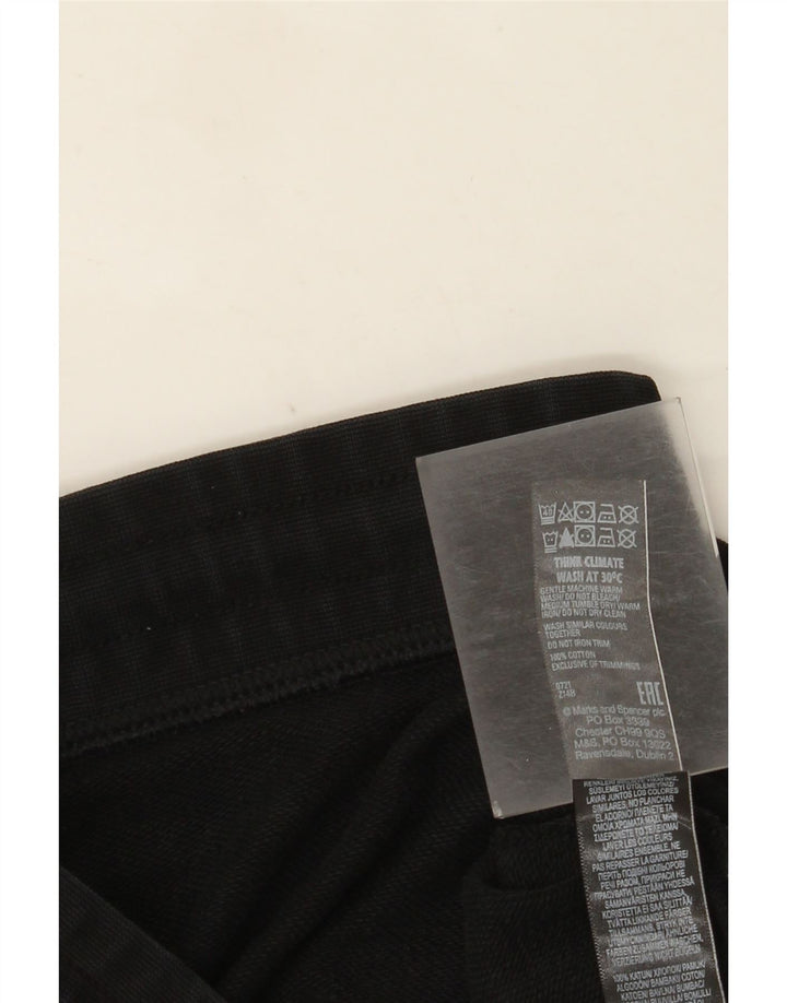 Marks & Spencer Herren-Trainingshose, Jogginghose, Größe L, Schwarz, Baumwolle