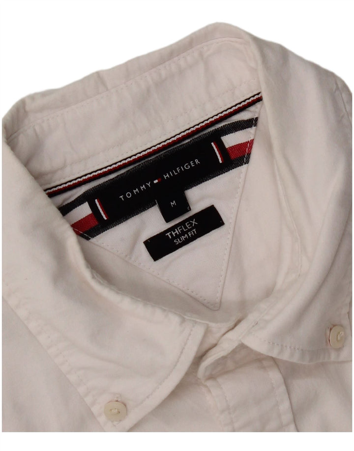 Tommy Hilfiger Herren Slim Fit Hemd Mittelweiß