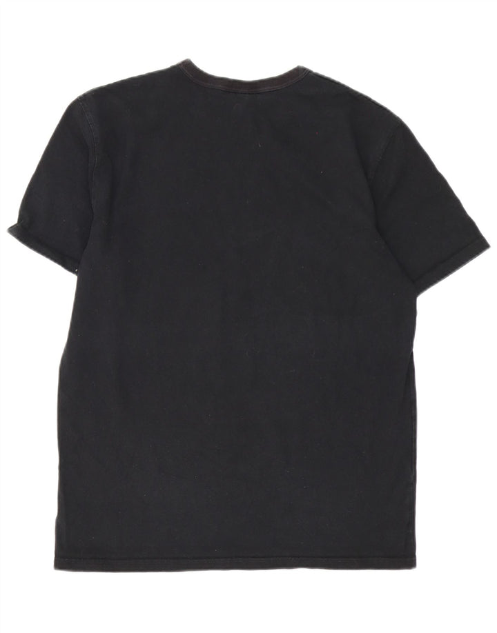 Champion Herren T-Shirt Top Medium Schwarz Baumwolle