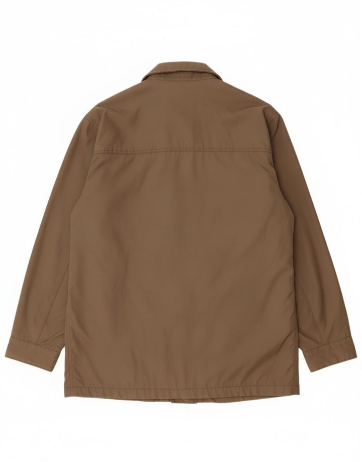 Gant Herren-Utility-Jacke UK 40 Large Braunes Polyester