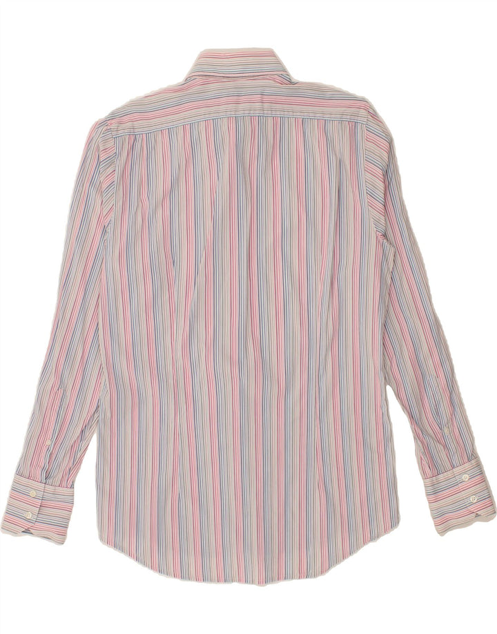 GUESS BY MARCIANO Mens Regular Fit Shirt Large Multicoloured Striped Vintage Guess By Marciano and Second-Hand Guess By Marciano from Messina Hembry 