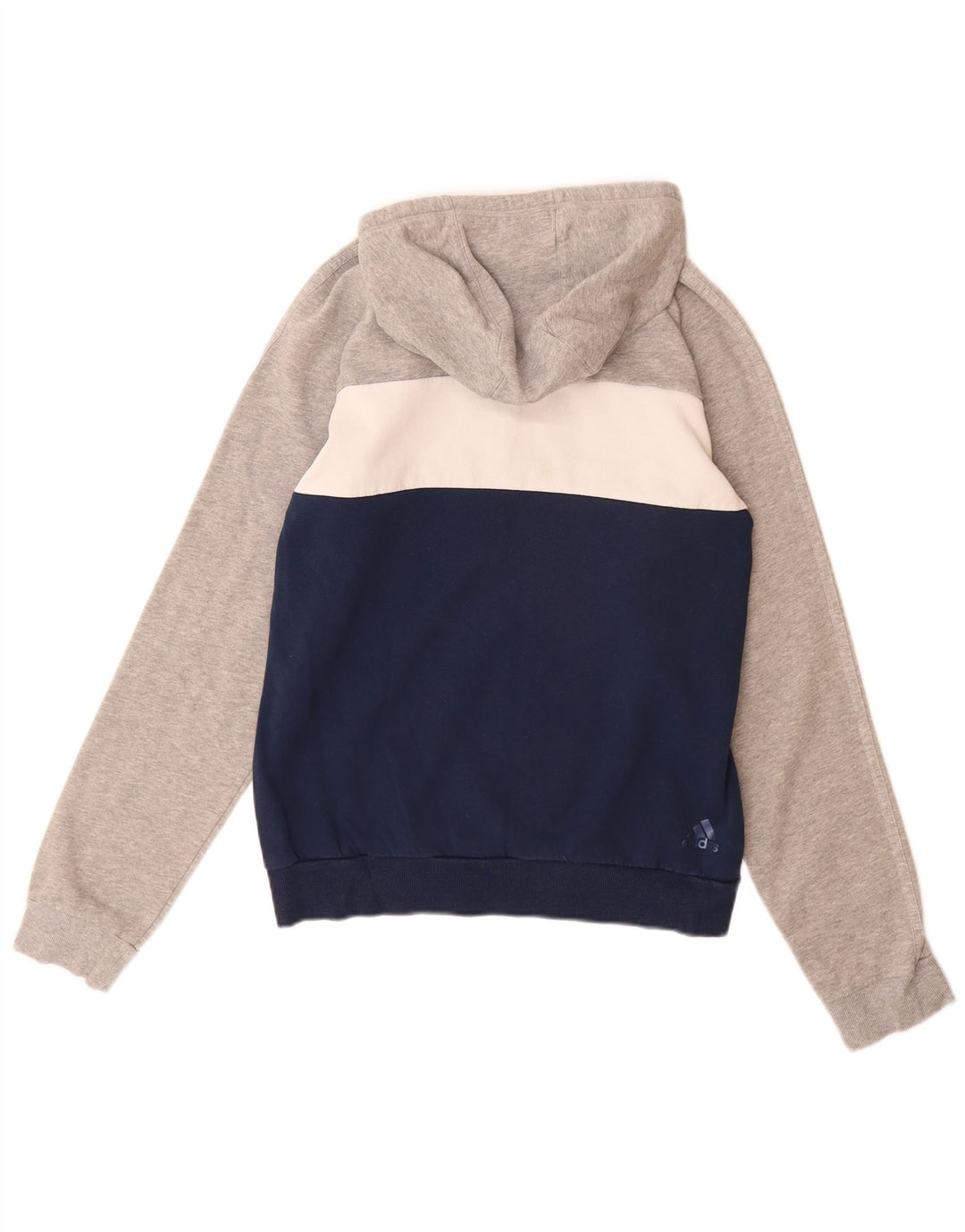 ADIDAS Herren-Kapuzenpullover mit Grafik, mittelgroß, mehrfarbig, Colourblock-Baumwolle