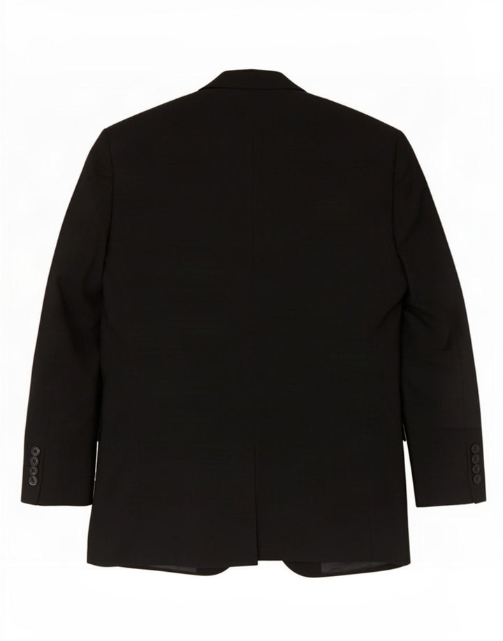 Marks & Spencer Herren-Blazer mit 2 Knöpfen, UK 38, Mittelschwarz, Polyester