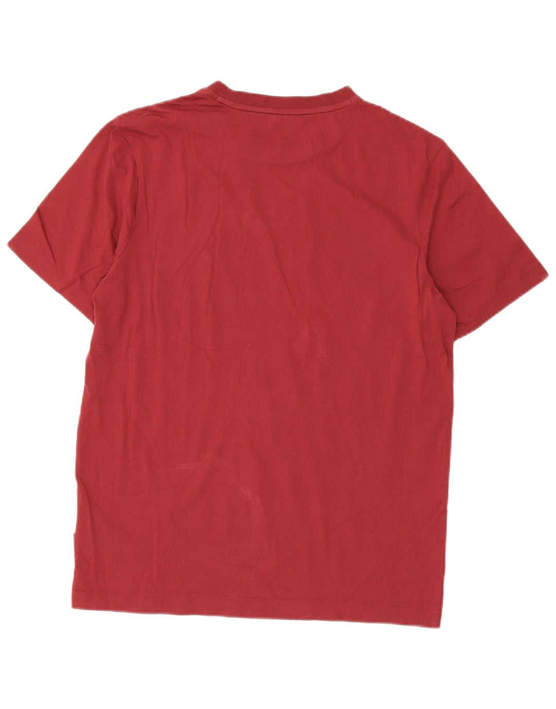 Hugo Boss Herren T-Shirt Top Medium Burgund Baumwolle