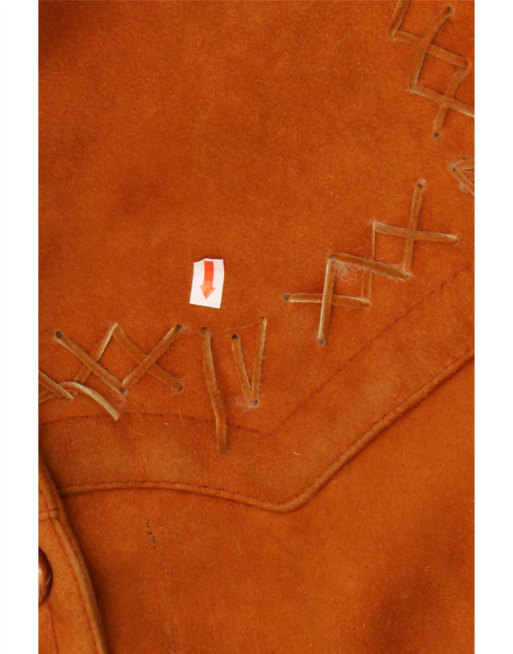 Vintage Damen Übergroßer Lammfellmantel UK 18 XL Braun