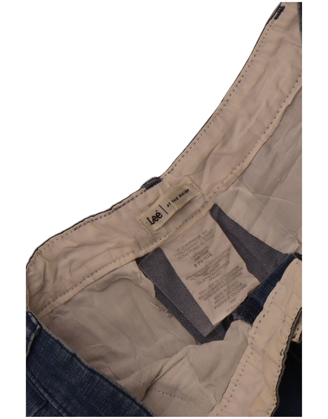 Lee Womens Petite Capri Jeans US 8 Medium W30 L18 Blaue Baumwolle