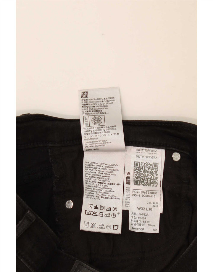 Levi's Damen 315 Shaping Bootcut Jeans W32 L30 Schwarze Baumwolle