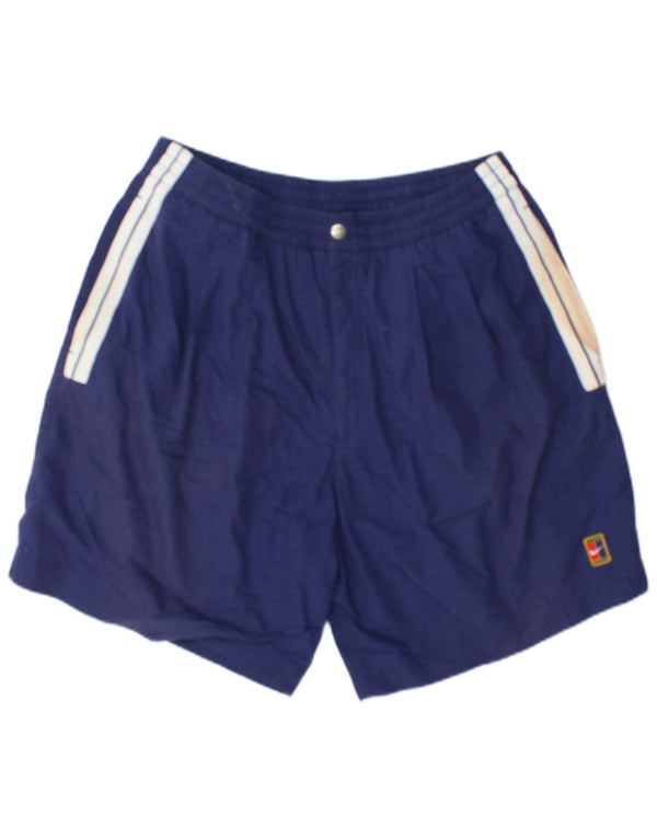 Nike Herren-Chinoshorts, Größe L, W36, Marineblau, Colourblock-Baumwolle