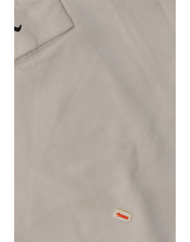 CHAMPION Herren-Kapuzenpullover mit grafischem Reißverschluss, mittlerer weißer Baumwolle