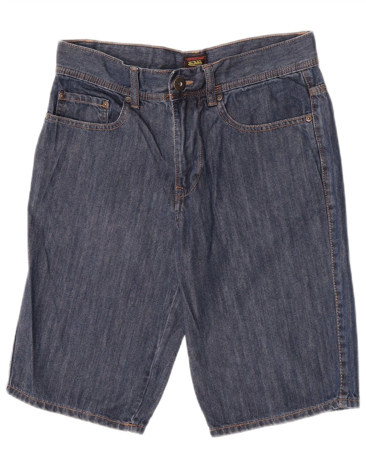 Von Dutch Herren-Jeansshorts, W29, Größe S, Blau, Baumwolle
