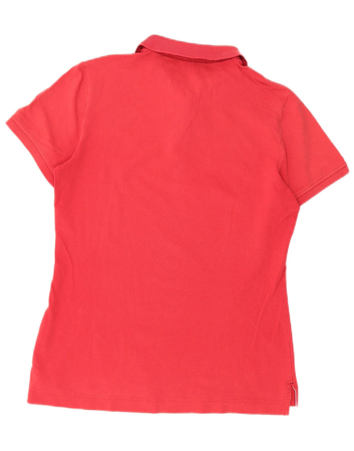 Tommy Hilfiger Damen Poloshirt UK 14 Large Rot