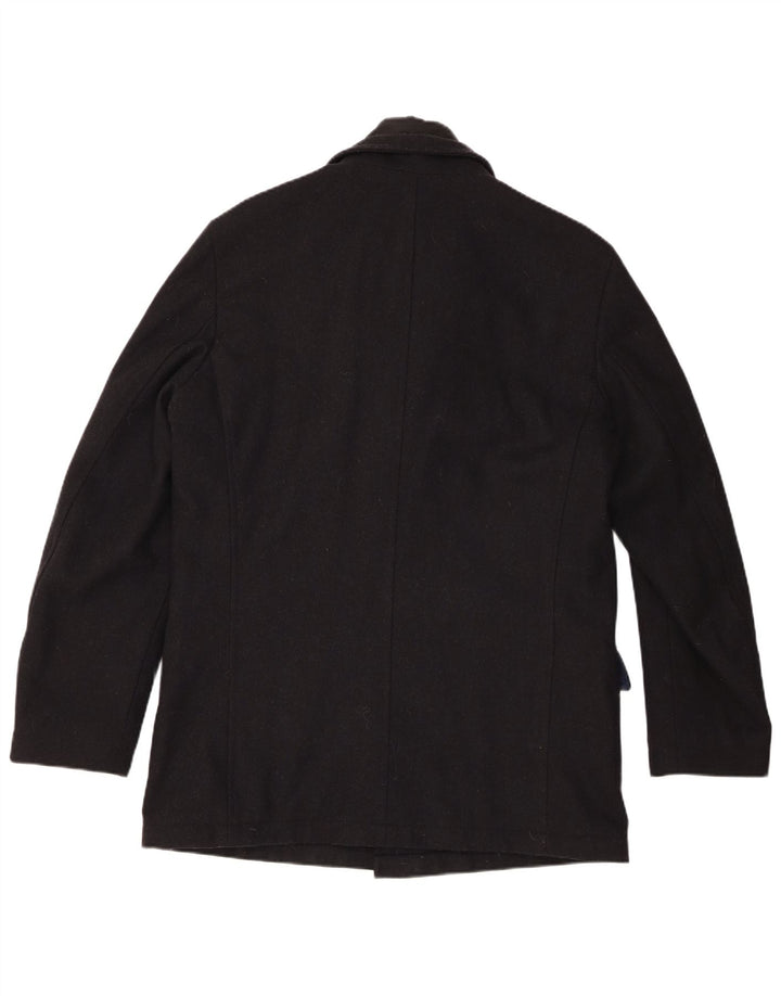 Pierre Cardin Herren-Windbreaker-Mantel IT 50, große marineblaue Wolle