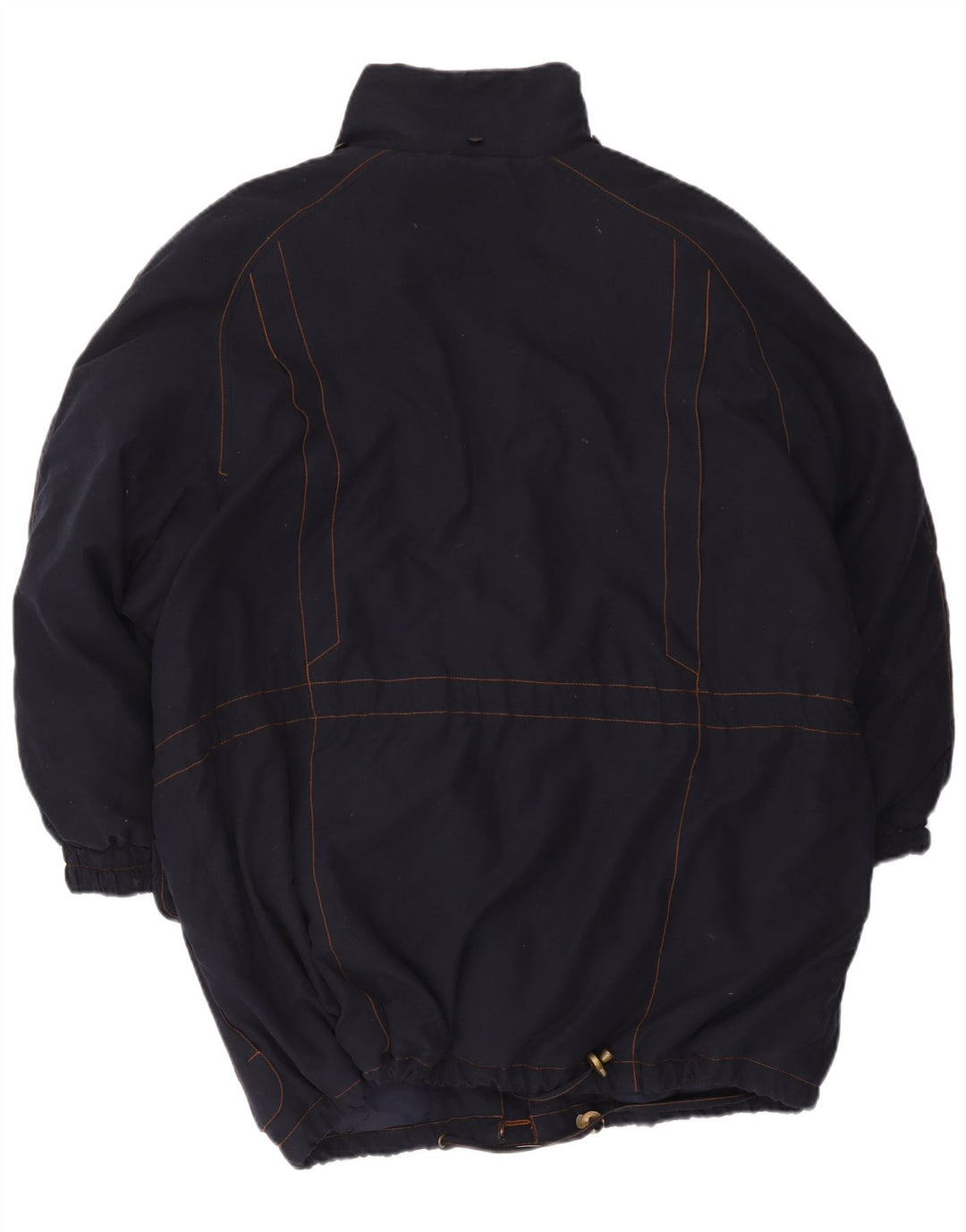 Daunen Damen Wattierte Jacke EU 46 XL Marineblau Polyester