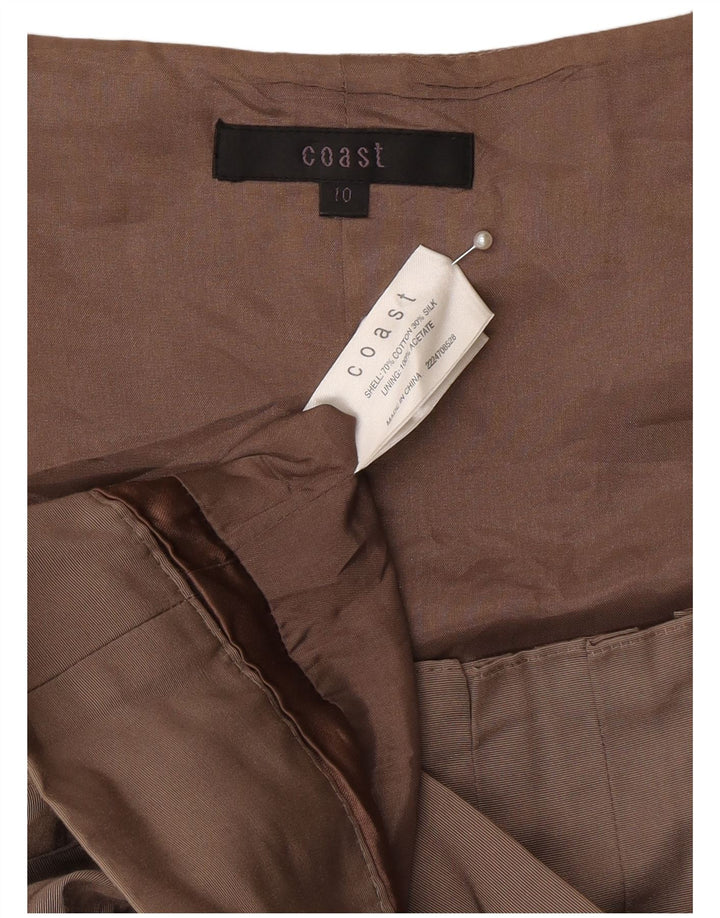 Ärmelloses Damen-Blasenkleid von Coast, Größe S, Grau, Baumwolle