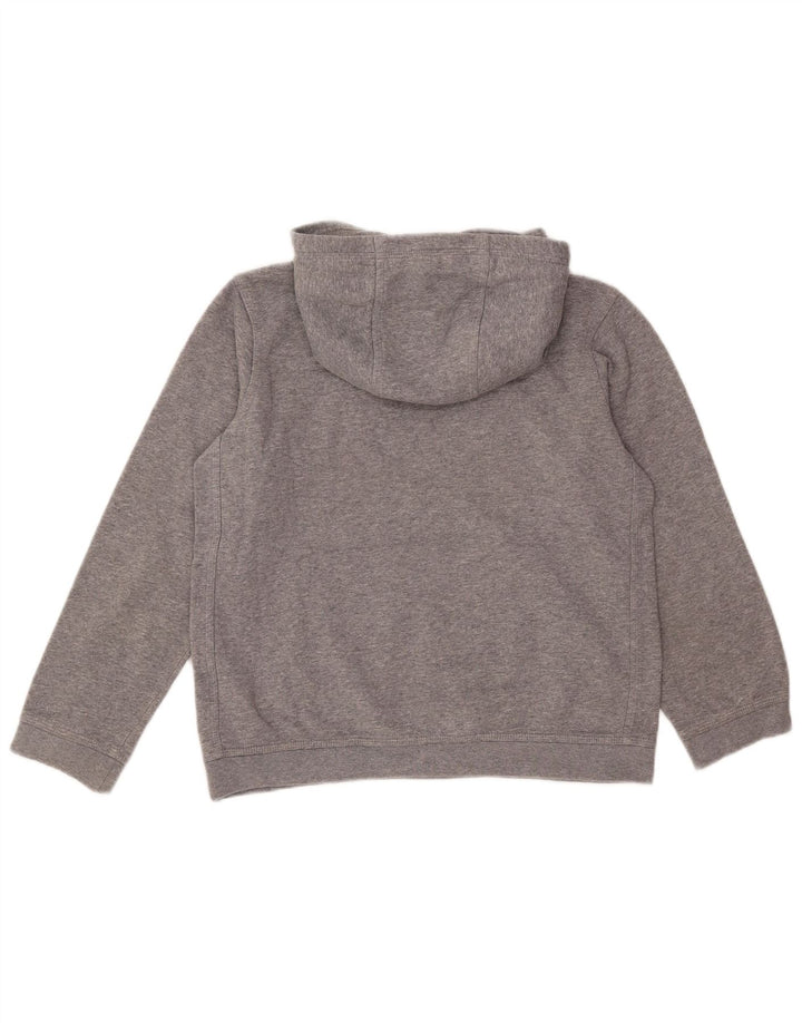 NIKE Kapuzenpullover für Jungen, Standard-Passform, 12–13 Jahre, Größe L, Grau, Baumwolle