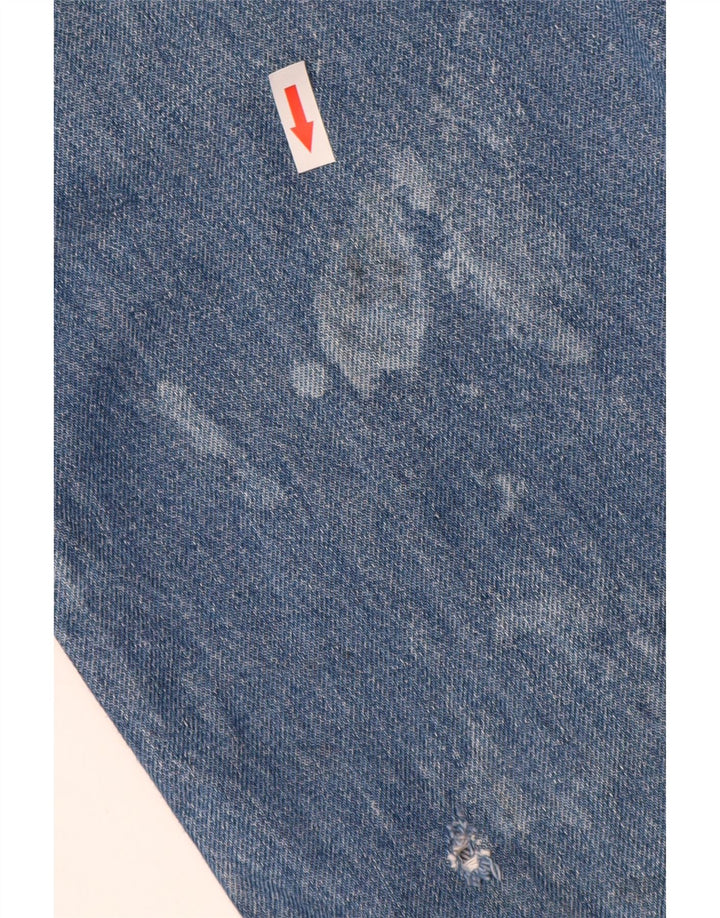 Levi's Herren 521 Straight Jeans W38 L34 Blaue Baumwolle