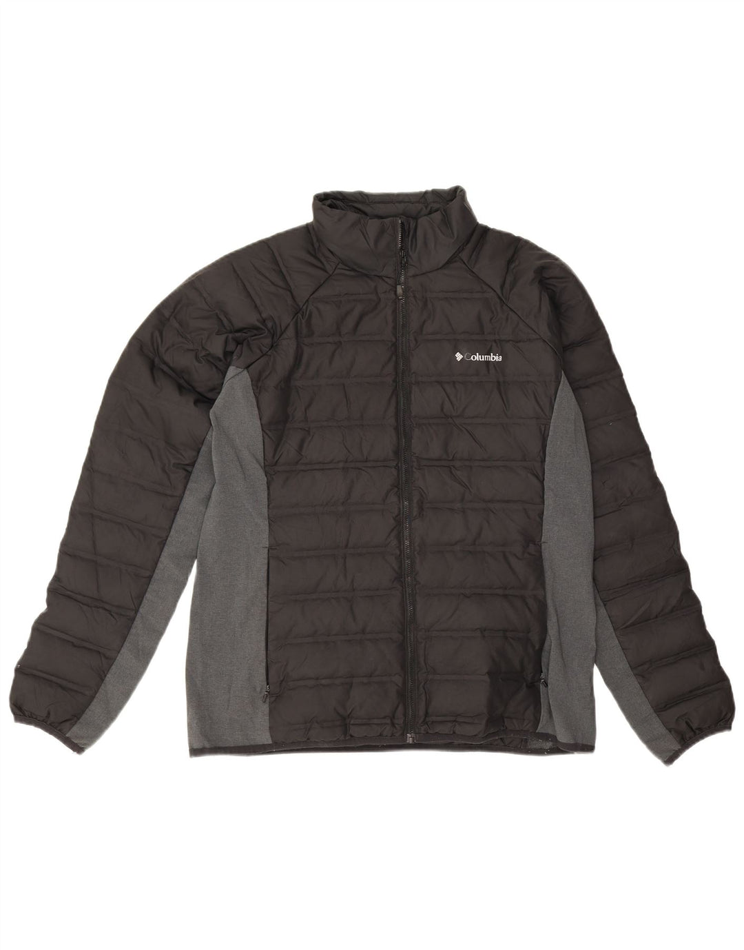 Columbia Herren Wattierte Jacke UK 40 Large Schwarz Colourblock Polyester